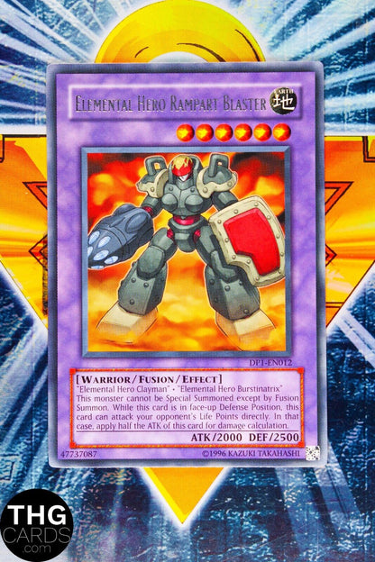 Elemental Hero Rampart Blaster DP1-EN012 Rare Yugioh Card 2