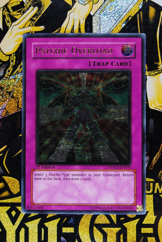 Psychic Overload TDGS-EN070 1st Edition Ultimate Rare Yugioh Card