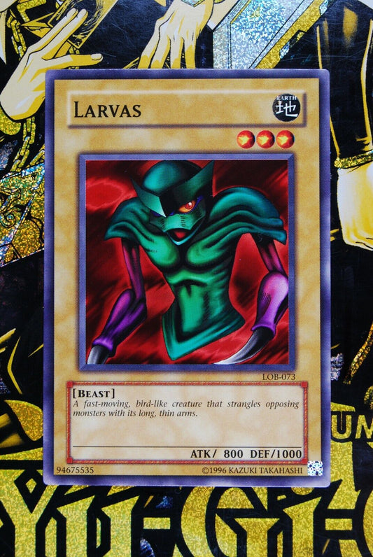 Larvas LOB-073 Common Yugioh Card NM