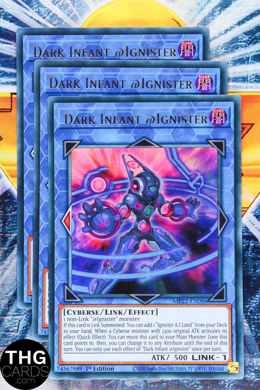 Dark Infant @Ignister MP22-EN086 1st Edition Ultra Rare Yugioh Card Playset