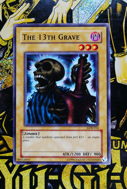 The 13th Grave LOB-014 Common Yugioh Card NM