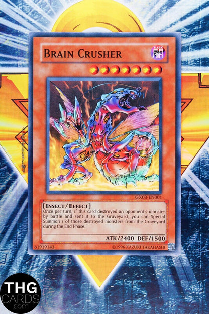 Brain Crusher GX03-EN001 Super Rare Yugioh Card Promo