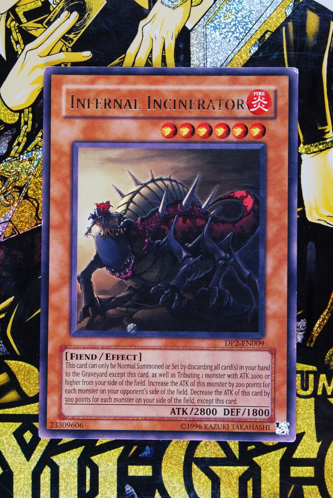 Infernal Incinerator DP2-EN009 Rare Yugioh Card Duelist Pack 2