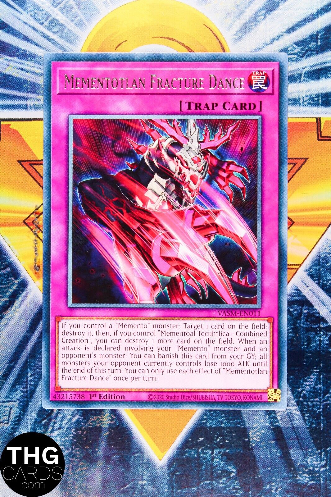 Mementotlan Fracture Dance VASM-EN011 1st Edition Rare Yugioh Card Playset