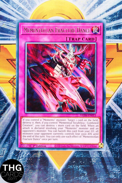 Mementotlan Fracture Dance VASM-EN011 1st Edition Rare Yugioh Card Playset