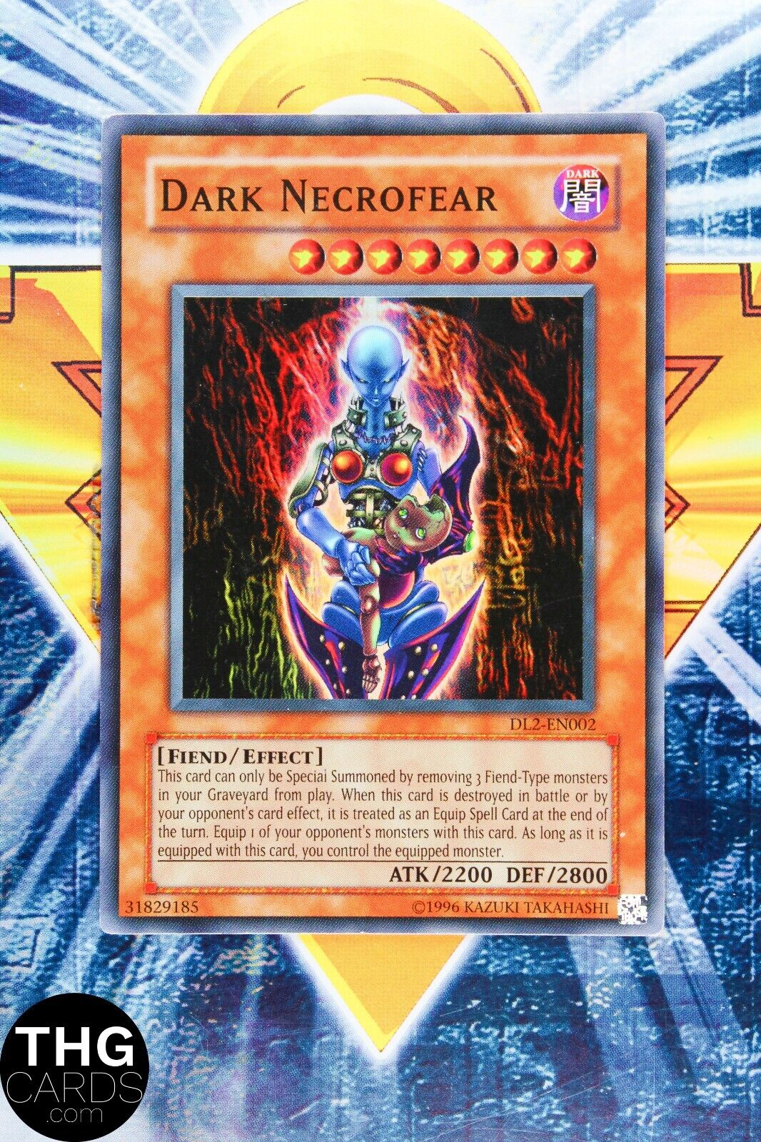 Dark Necrofear DL2-EN002 Super Rare Yugioh Card 2