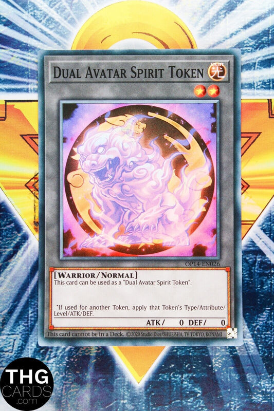 Duel Avatar Spirit Token OP14-EN026 Super Rare Yugioh Card