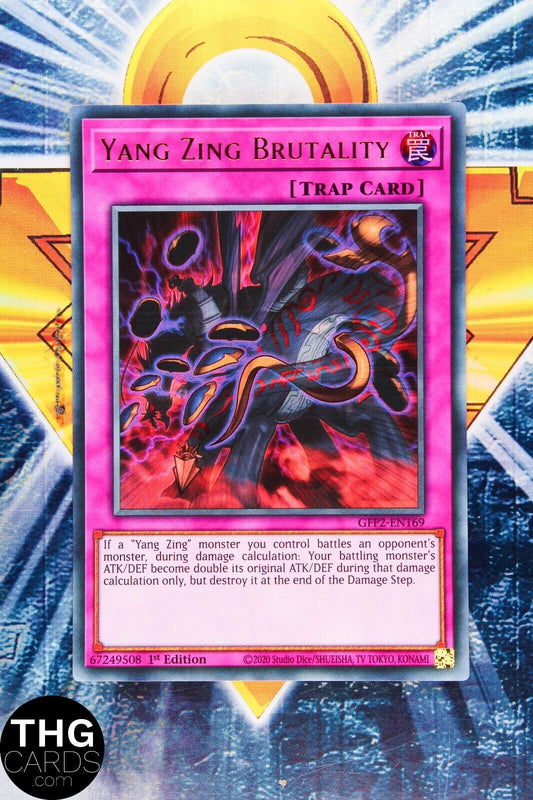 Yang Zing Brutality GFP2-EN169 1st Edition Ultra Rare Yugioh Card