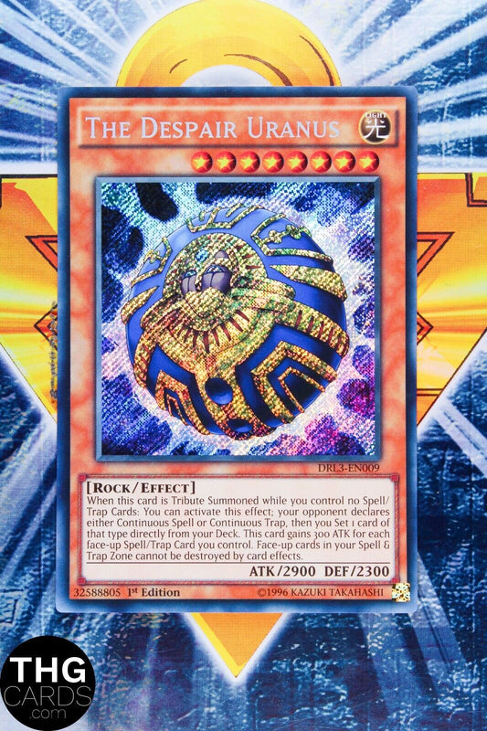 The Despair Uranus DRL3-EN009 1st Edition Secret Rare Yugioh Card