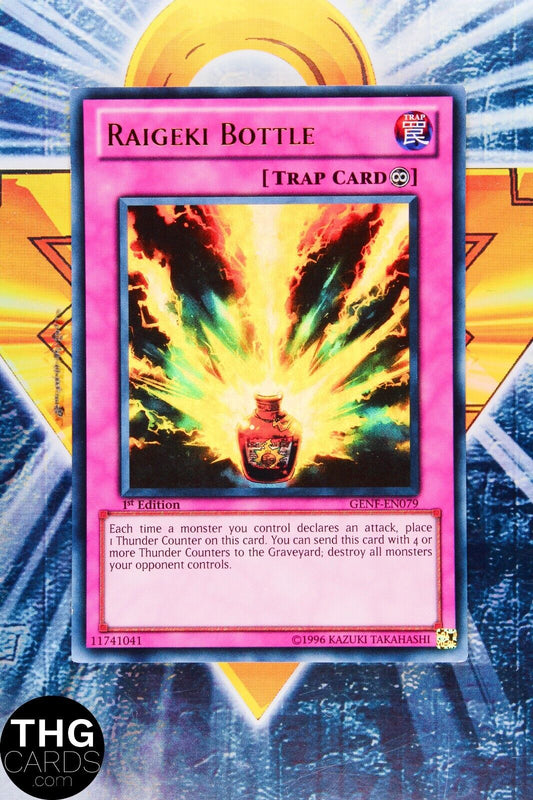 Raigeki Bottle GENF-EN079 1st Edition Ultra Rare Yugioh Card