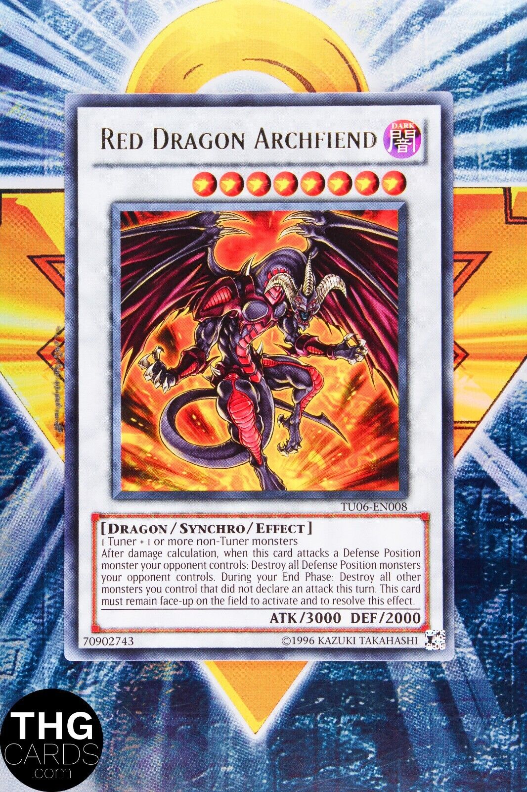 Red Dragon Archfiend TU06-EN008 Rare Yugioh Card