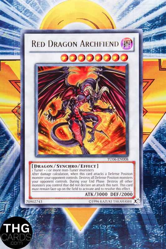 Red Dragon Archfiend TU06-EN008 Rare Yugioh Card