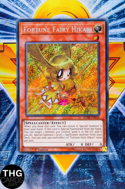 Fortune Fairy Hikari BLHR-EN014 1st Edition Secret Rare Yugioh Card