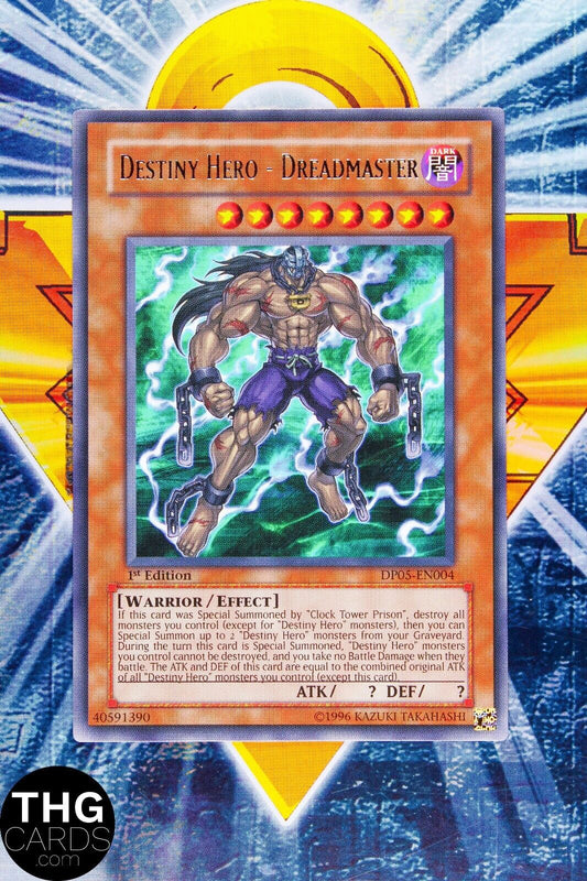 Destiny Hero - Dreadmaster DP05-EN004 1st Edition Rare Yugioh Card