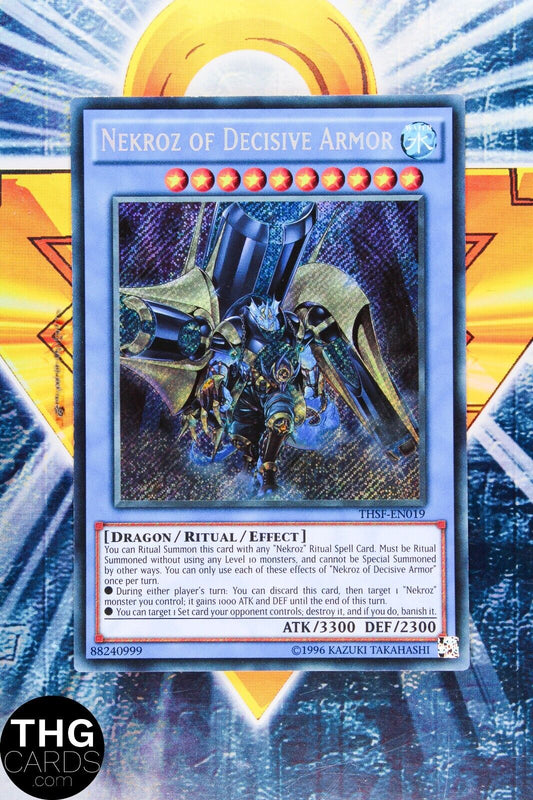 Nekroz of Decisive Armor THSF-EN019 Secret Rare Yugioh Card