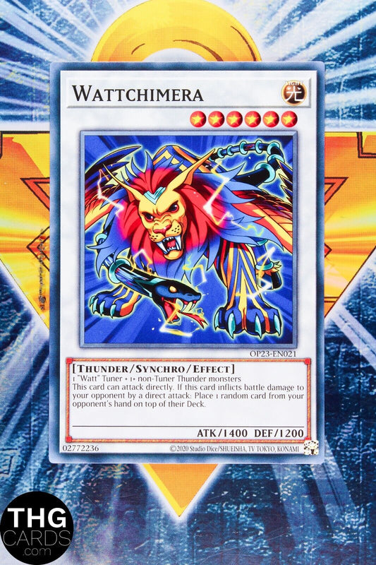 Wattchimera OP23-EN021 Common Yugioh Card