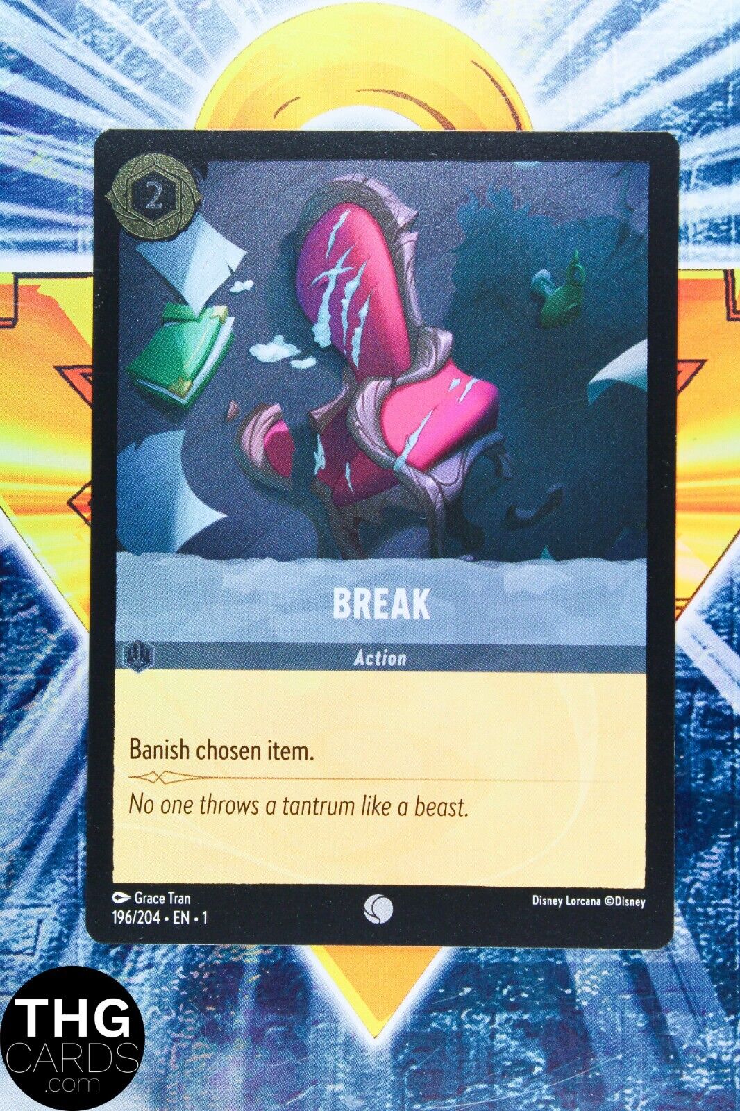 Break 196/204 Foil Common Lorcana First Chapter Card