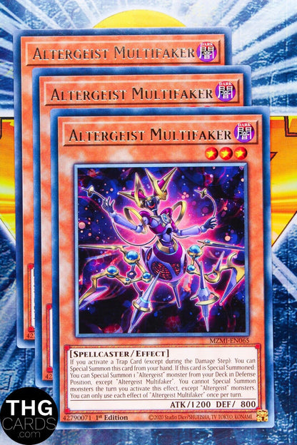 Altergeist Multifaker MZMI-EN065 1st Edition Rare Yugioh Card Playset