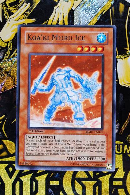 Koa'Ki Meiru Ice RGBT-EN025 1st Edition Rare Yugioh Card