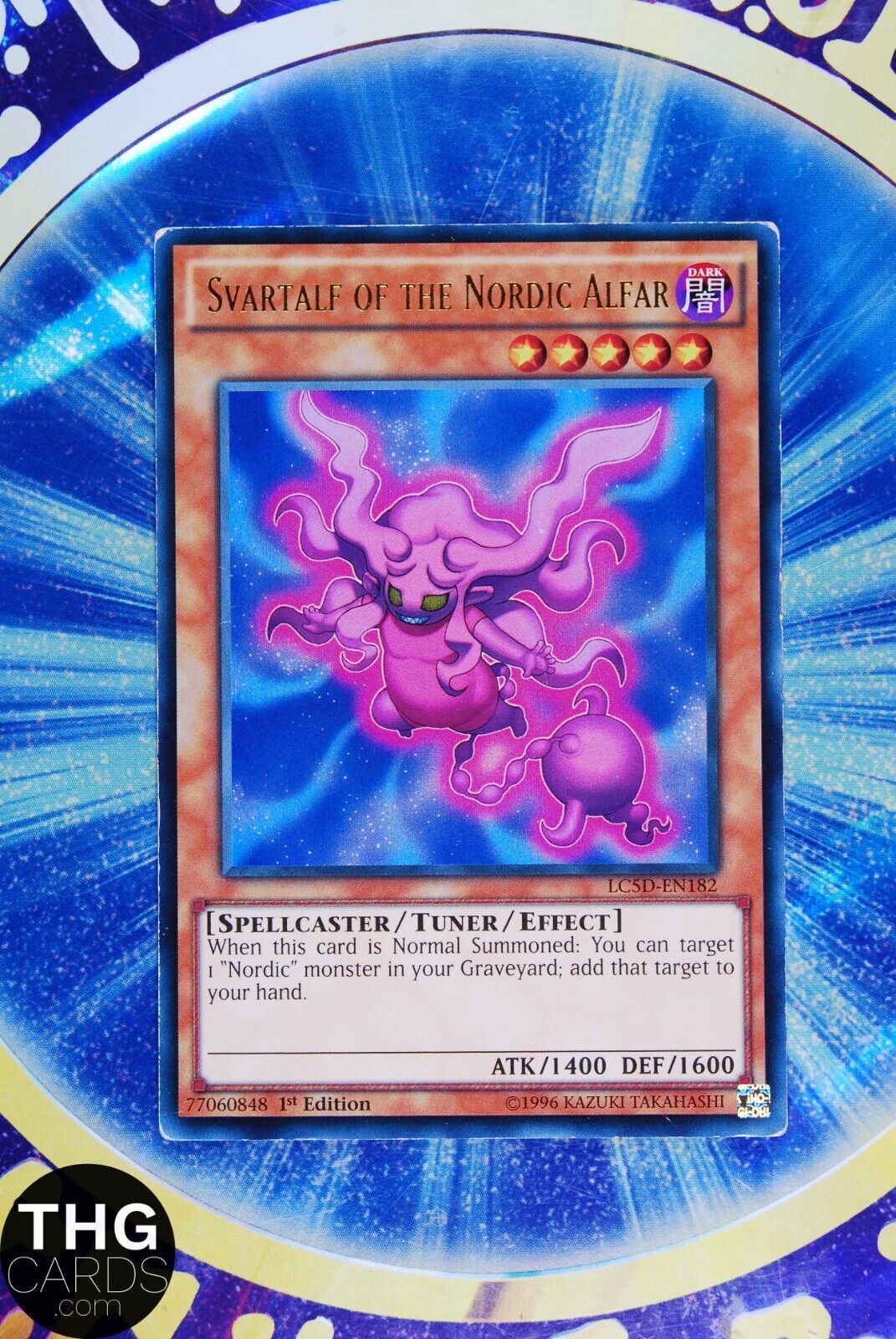 Svartalf of the Nordic Alfar STOR-EN015 1st Edition Super Rare Yugioh Card