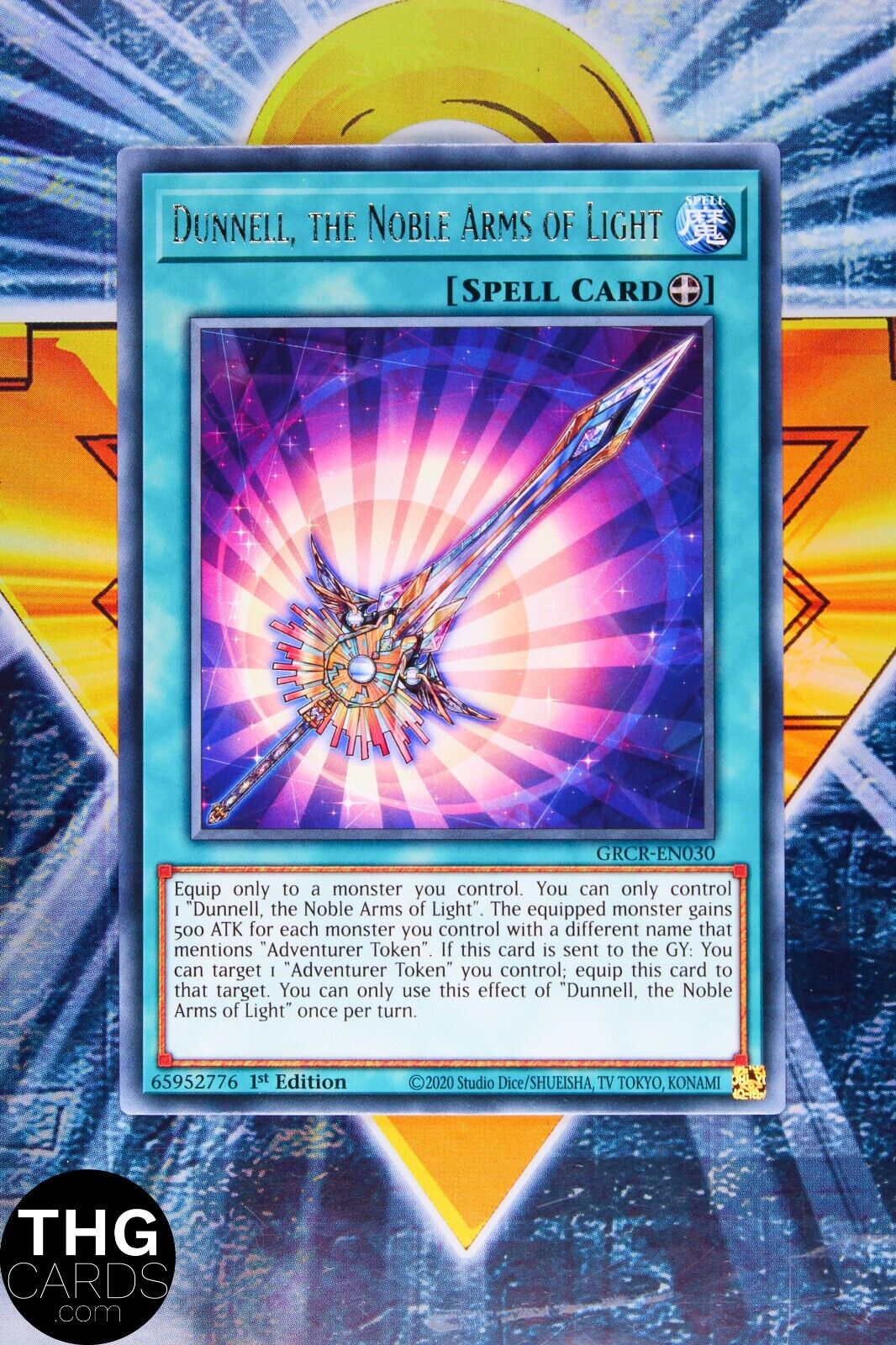 Dunnell the Noble Arms of Light GRCR-EN030 1st Edition Rare Yugioh Card Playset