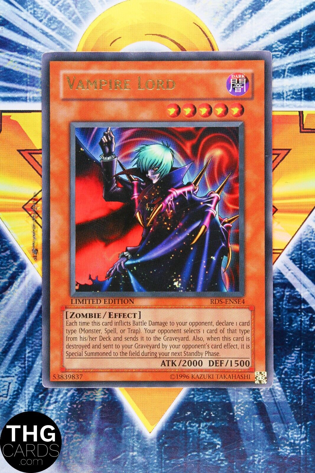 Vampire Lord RDS-ENSE4 Ultra Rare Yugioh Card 2