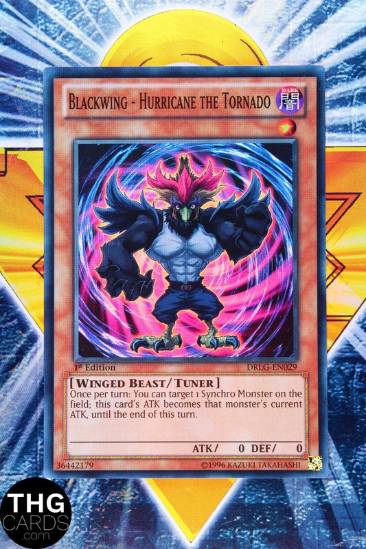 Blackwing - Hurricane the Tornado DRLG-EN029 1st Edition Super Rare Yugioh Card