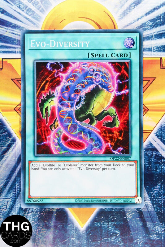 Evo-Diversity OP22-EN007 Super Rare Yugioh Card