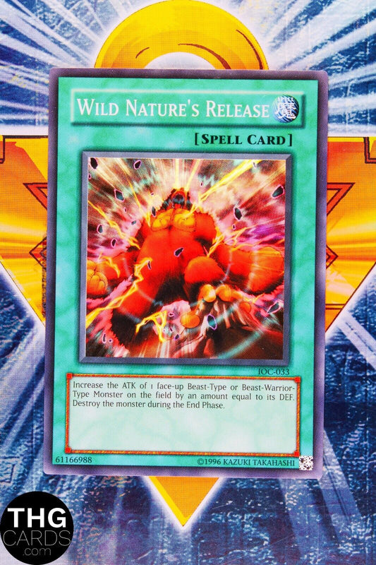 Wild Natures Release IOC-033 Super Rare Yugioh Card