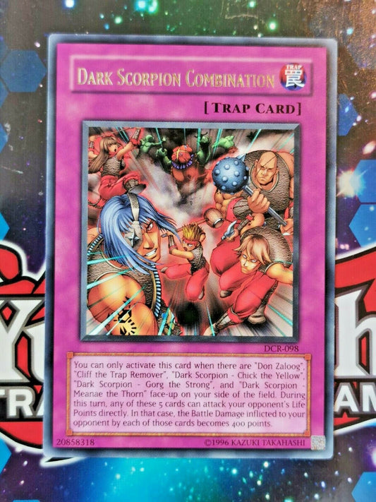 Dark Scorpion Combination DCR-098 Rare Yugioh Card Dark Crisis