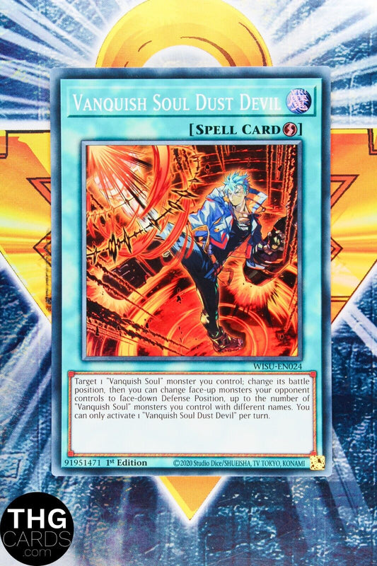 Vanquish Soul Dust Devil WISU-EN024 1st Super Rare Yugioh Card