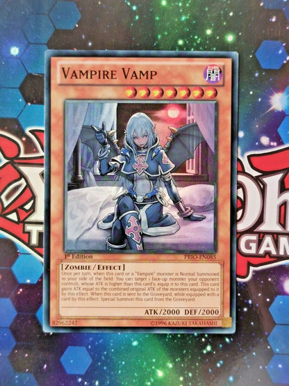 Vampire Vamp PRIO-EN085 1st Edition Super Rare Yugioh Card Primal Origin