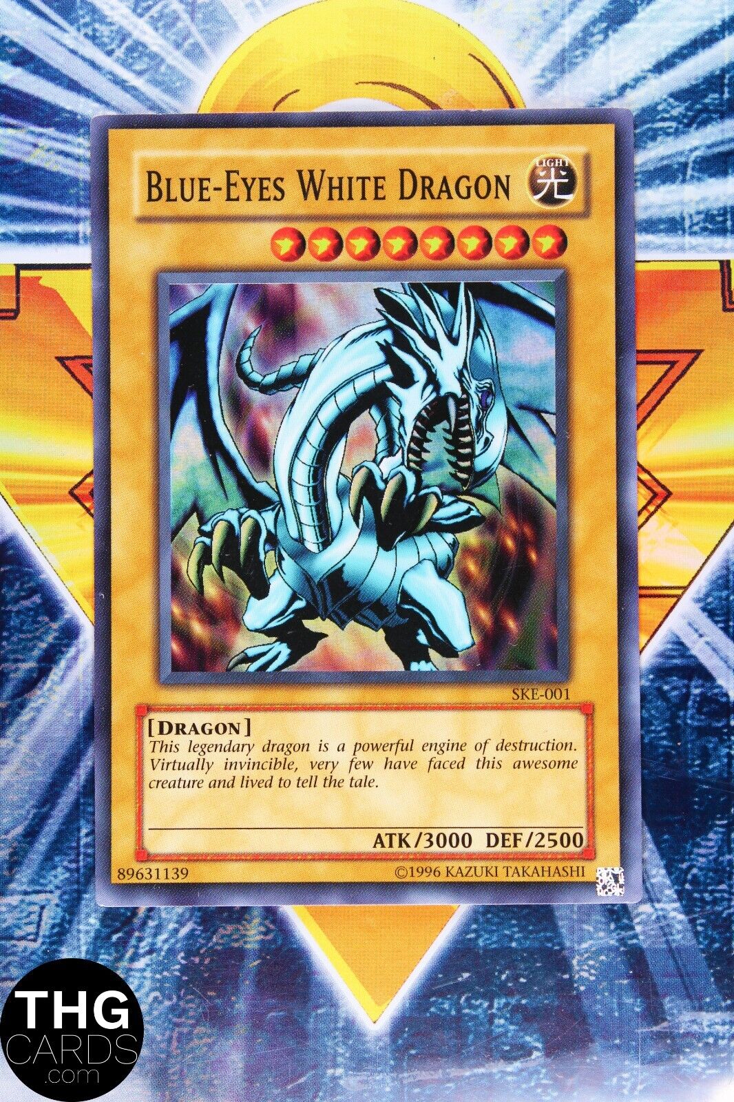 Blue-Eyes White Dragon SKE-001 Super Rare Yugioh Card 2