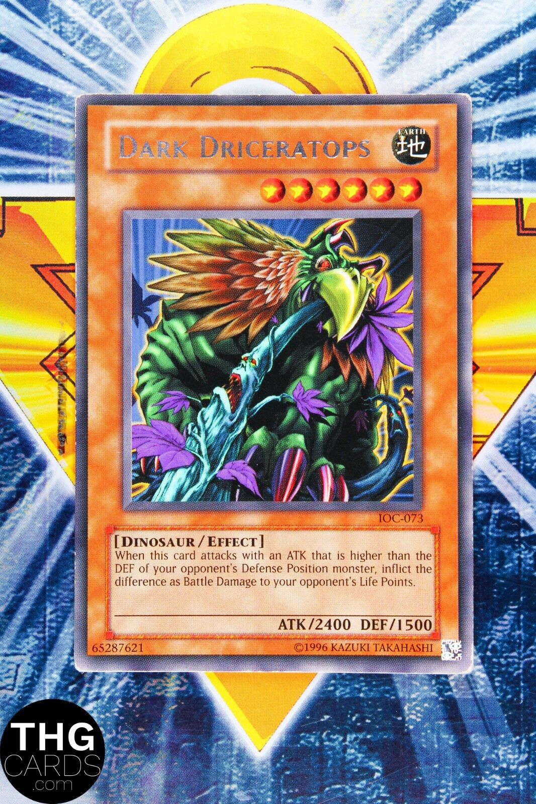 Dark Driceratops IOC-073 Rare Yugioh Card 2