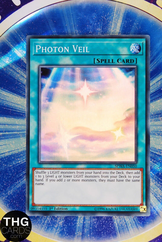 Photon Veil SPWA-EN050 1st Edition Super Rare Yugioh Card