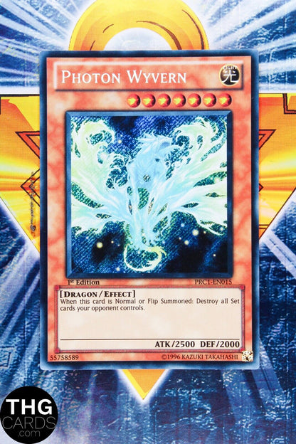 Photon Wyvern PRC1-EN015 1st Edition Secret Rare Yugioh Card