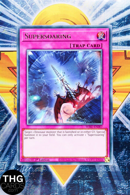 Supersoaring WISU-EN007 1st Edition Rare Yugioh Card