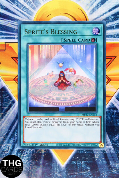 Sprite's Blessing MP22-EN252 1st Edition Ultra Rare Yugioh Card Playset