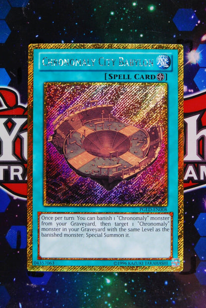 Chronomaly City Babylon PGLD-EN008 Gold Secret Rare Yugioh Card