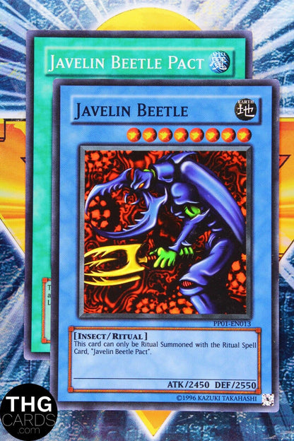 Javelin Beetle & Ritual PP01-EN013 PP01-EN012 Super Rare Yugioh Card Set
