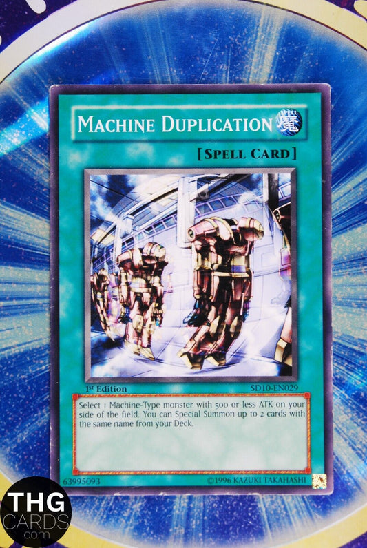 Machine Duplication SD10-EN029 1st Edition Common Yugioh Card 2