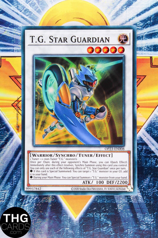 T.G. Star Guardian OP23-EN012 Super Rare Yugioh Card