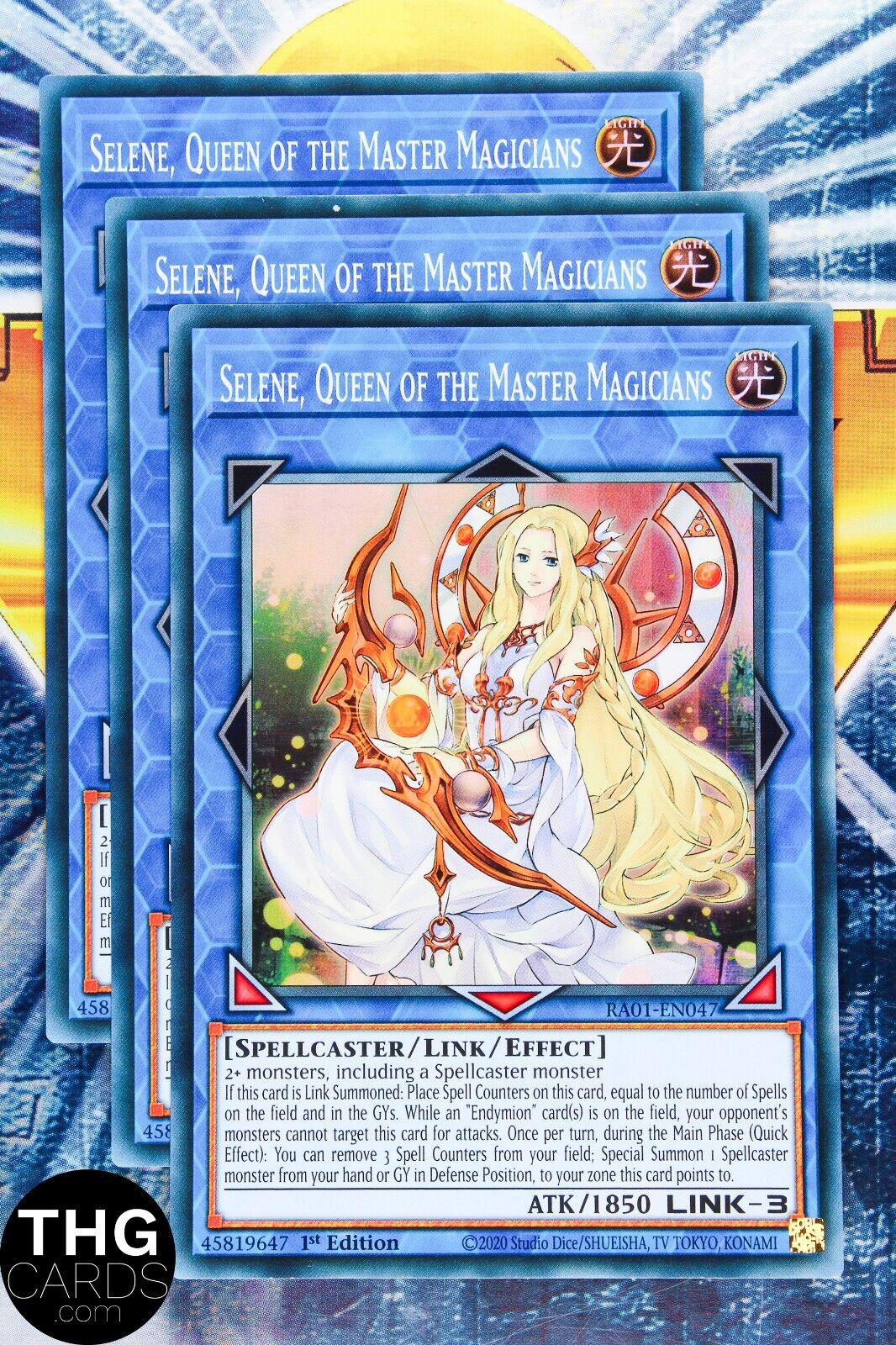 Selene, Queen of the Master Magicians RA01-EN047 Super Rare Yugioh Card Playset