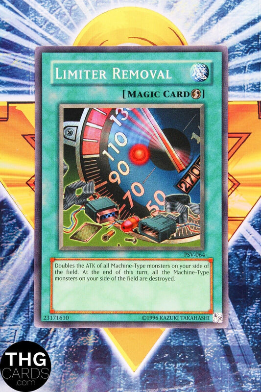 Limiter Removal PSV-064 Super Rare Yugioh Card