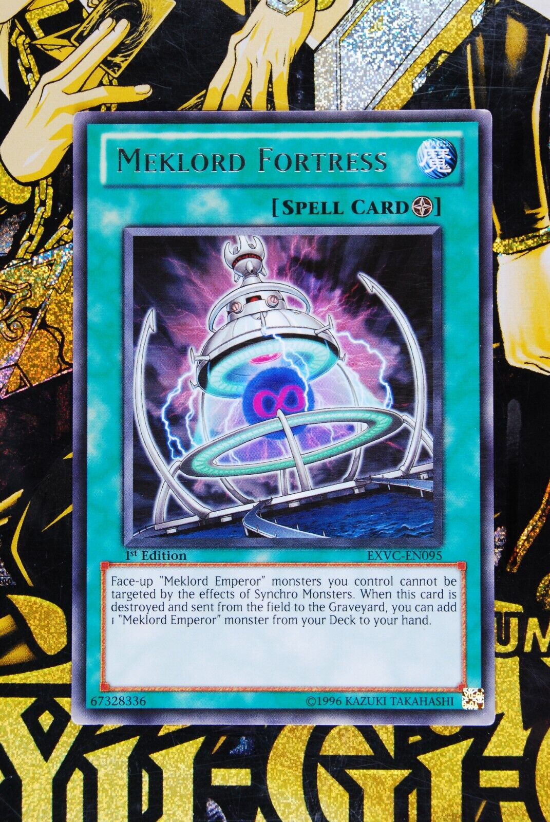 Meklord Fortress EXVC-EN095 1st Edition Rare Yugioh Card