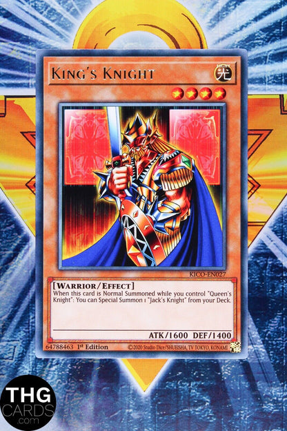 King's Knight KICO-EN027 1st Edition Rare Yugioh Card Playset