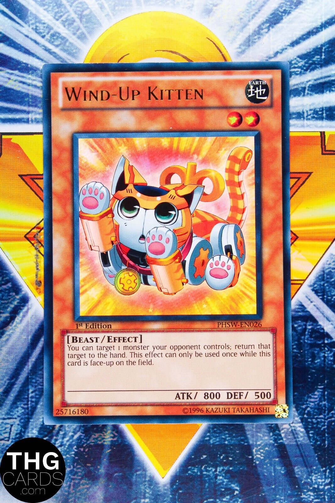 Wind-Up Kitten PHSW-EN026 1st Edition Ultra Rare Yugioh Card