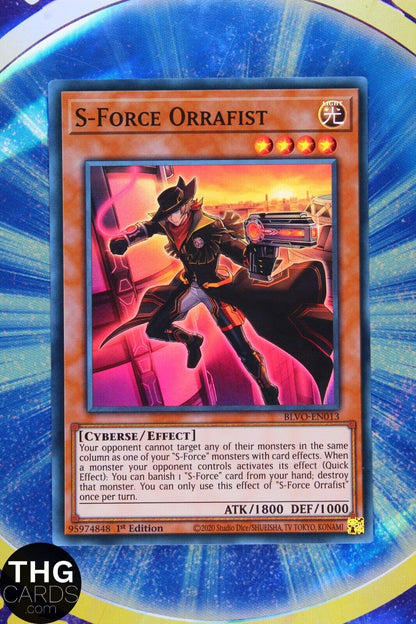 S-Force Orrafist BLVO-EN013 1st Edition Super Rare Yugioh Card