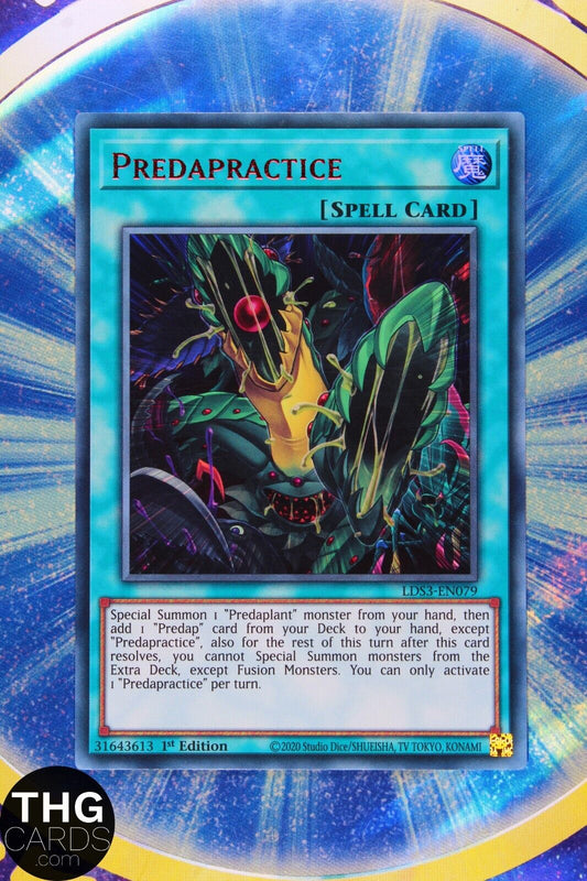 Predapractice LDS3-EN079 1st Edition Red Ultra Rare Yugioh Card