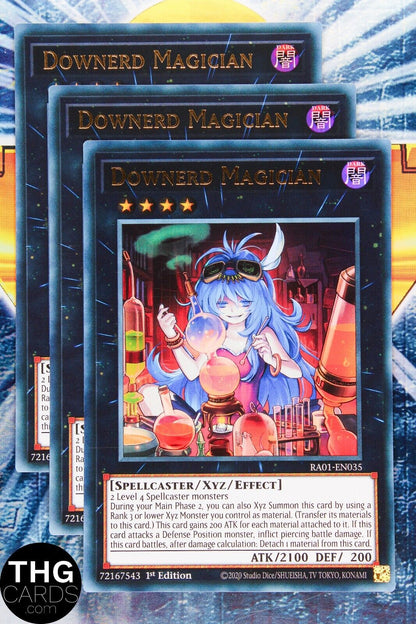 Downerd Magician RA01-EN035 1st Ed Ultra Rare Yugioh Card Playset